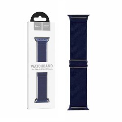 Hoco Elastic Nylon Bracelet WA04 Fashion Series (42/44/45/49mm) for iWatch Deep Blue Hoco Elastic Nylon Bracelet WA04 Fashion Series (42/44/45/49mm) for iWatch Deep Blue